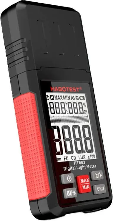 Matës drite digital Habotest HT603, mat temperaturë dhe lagështi - 2