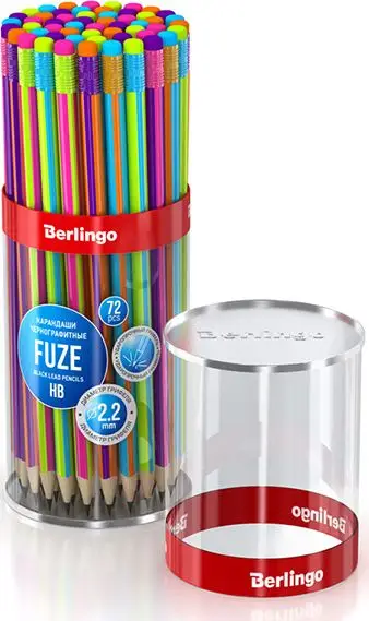 Lapsa me Ngjyra Berlingo Fuze, 72 copë, me Fshirëse