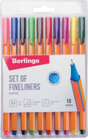 Set stilolapsash Berlingo Rapido, 10 copë, 0.4 mm