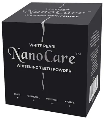 Pluhur zbardhuese për dhëmbë VitalCare White Pearl Nano Care, 30 g