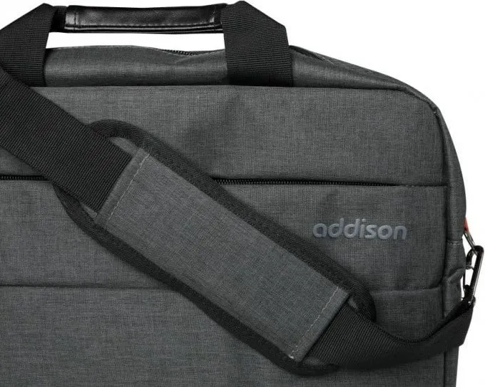 Çantë dore për laptop Addison 307014, 14.1", e hirtë - 4
