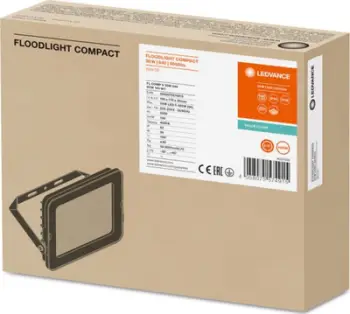 Prozhektor LED Ledvance FLOOD COMPACT V, 50W, 4000K, i bardhë