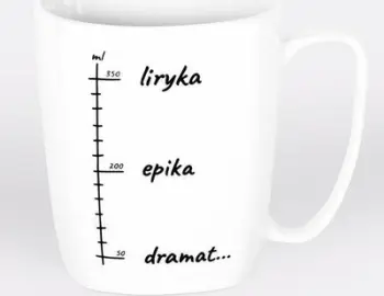 Filxhan qeramike Nadwyraz.com Lyric Epic Drama, 330ml, i bardhë