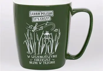 Filxhan keramik Nadwyraz.com Chrz±szcz brzmi, 330ml, i gjelbër