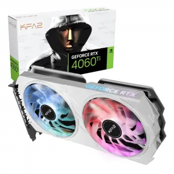 Kartelë grafike KFA2 GeForce RTX 4060 Ti EX 1-Click OC White 8GB GDDR6