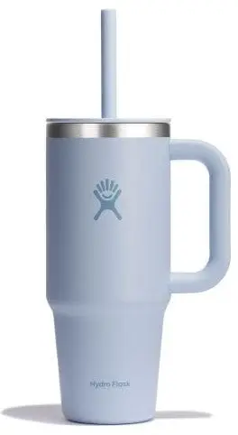 Gotë termike Hydro Flask Travel Tumbler, 24 oz, inox, blu Surf