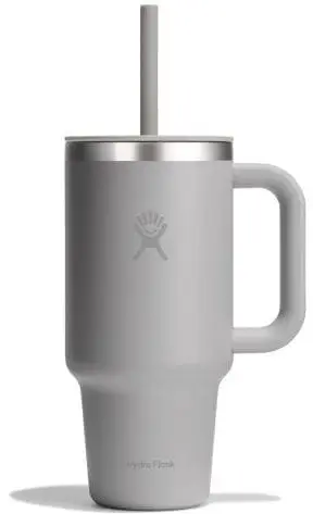 Gotë termike Hydro Flask Travel Tumbler, 946 ml, çelik inox, gri