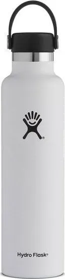 Termus Hydro Flask Standard Mouth, 709 ml, me kapak Flex Cap, i bardhë - 1
