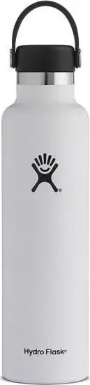 Termus Hydro Flask Standard Mouth, 709 ml, me kapak Flex Cap, i bardhë