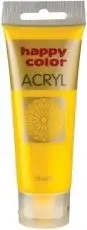Ngjyrë akrilike Happy Color, 75ml, e verdhë