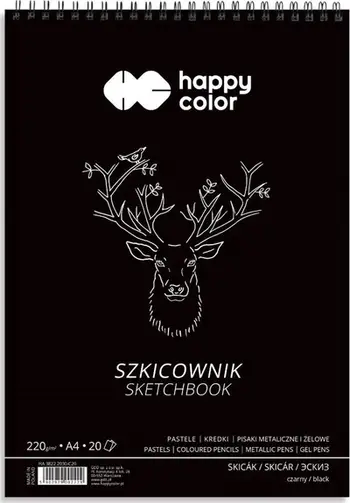 Bllok vizatimi Happy Color, A4, 20 faqe