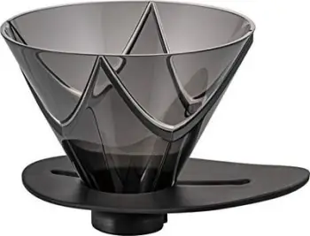 Dripper kafeje Hario V60 MUGEN, plastik, i zi