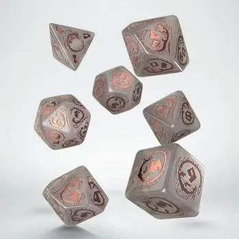 Set zare Q-Workshop Dragons Quartz, 7 copë, tematikë dragojsh, ngjyrë kuarc