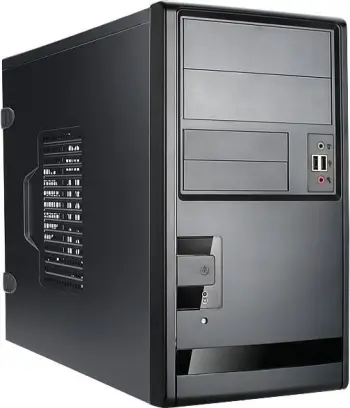 Kasë In Win EM013 Black, Mini Tower