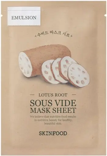 Maskë për fytyrë Skinfood Sous Vide, Lotus Root, 1 copë