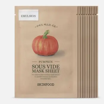 Set maska për fytyrë Skinfood Sous Vide, Pumpkin, 10 copë