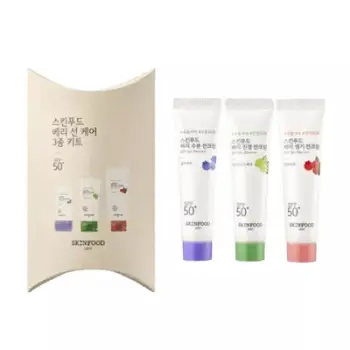 Set për mbrojtje ndaj diellit Skinfood Berry, 3x 15 ml