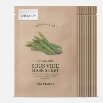 Set maska për fytyrë Skinfood Sous Vide, Asparagus, 10 copë