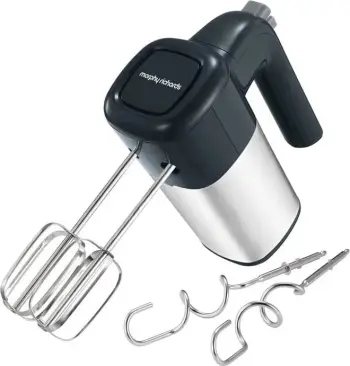 Mikser dore Morphy Richards 400512, 400 W, 5 shpejtësi, i zi/inoks