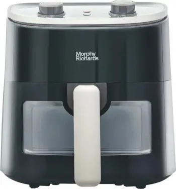 Fritezë pa yndyrë Morphy Richards 480007, me dritare shikimi, e zezë