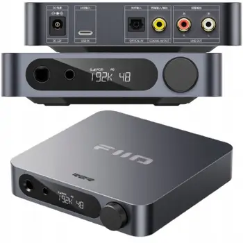 Amplifikator DAC për kufje FiiO K11 R2R, 384kHz 24bit, DSD256, titani