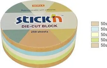 Bllok shënimesh vetëngjitës Cube, 67x67mm, 250 fletë, i shumëngjyrshëm