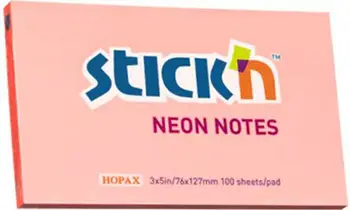 Bllok shënimesh vetëngjitës Stickn 21170, ngjyrë klasike