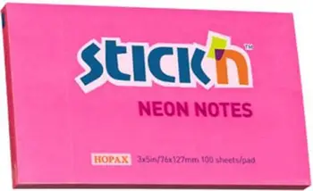 Bllok shënimesh vetëngjitës Stickn 21169, ngjitës ripozicionues, shumëngjyrësh
