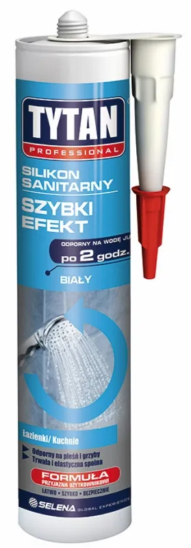 Silikon Tytan Quick Effect, 310ml, i bardhë - 1