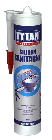 Ngjitës silikoni Tytan, i bardhë, 310 ml