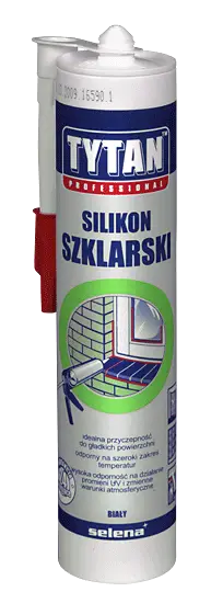Silikon xhami Tytan Glazing, 310ml, rezistent ndaj ujit, kafe