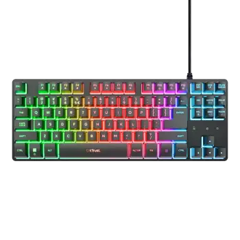 Tastierë Trust GXT 833 Thado TKL, e zezë