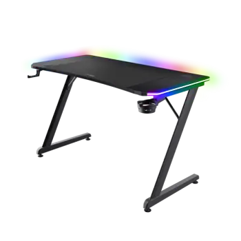 Tavolinë Trust GXT 710, Luminus Pro RGB, e zezë
