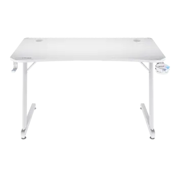 Tavolinë Trust Gaming GXT 709W, Luminus RGB, e bardhë