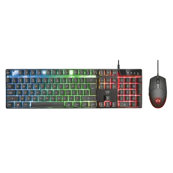 Set tastierë dhe maus Trust Gaming GTX 838 Azo, i zi