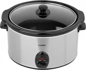 Tenxhere gatimi e ngadaltë Lund W-67661, 5.6L, 290W, çelik inox