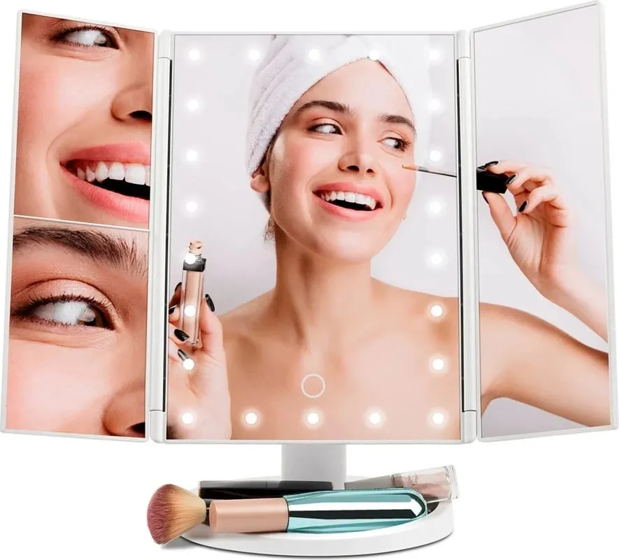 Pasqyrë make-up Girmi BE05, e bardhë - 5