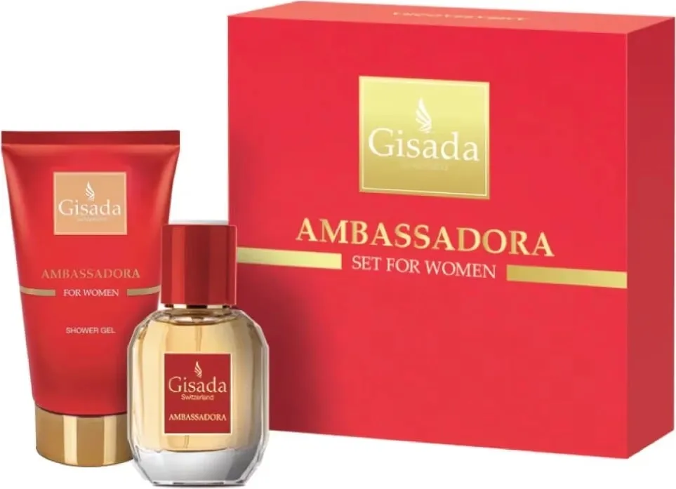 Set Eau de parfum Gisada Ambassadora 50 ml + xhel dushi 100 ml - 1