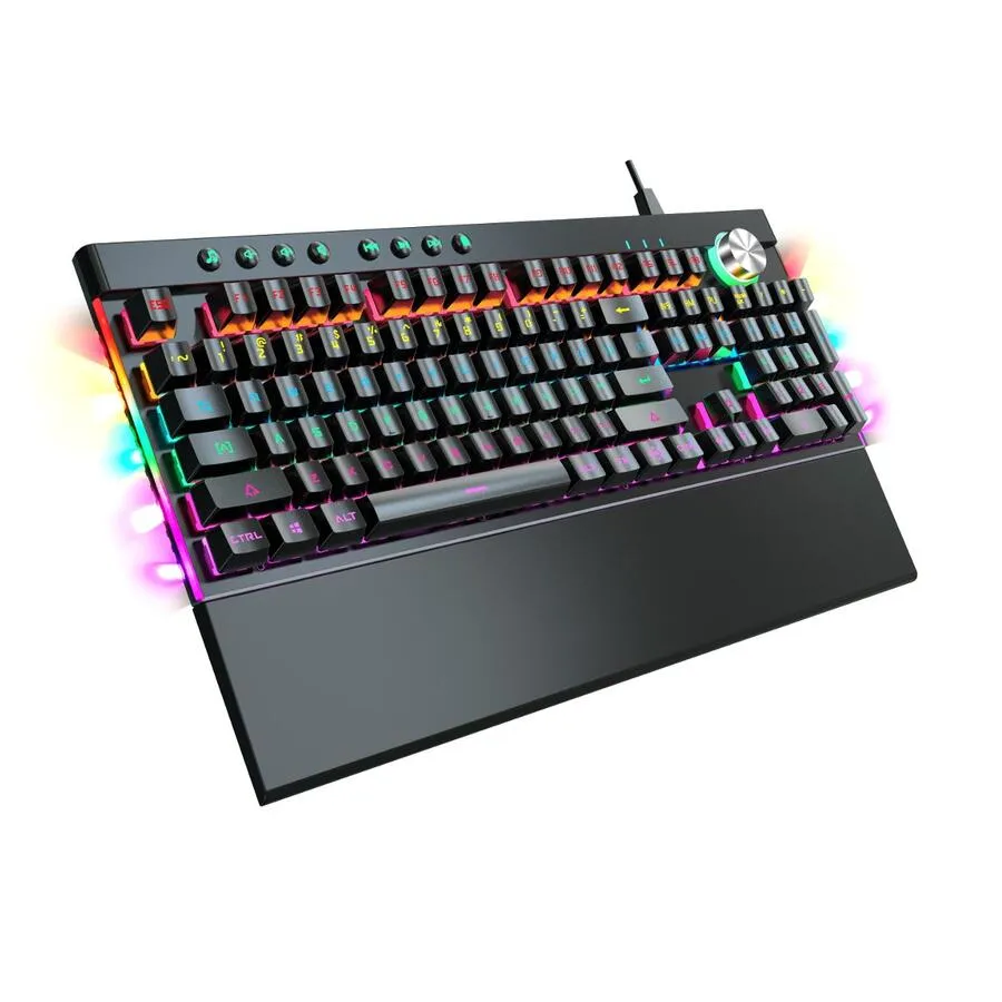 Tastierë Varr VMKB98, RGB, 104KEYS, e zezë - 1