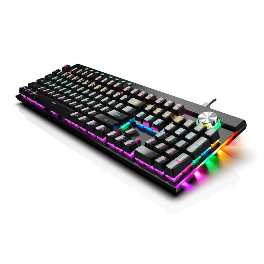 Tastierë Varr VMKB98, RGB, 104KEYS, e zezë - 2
