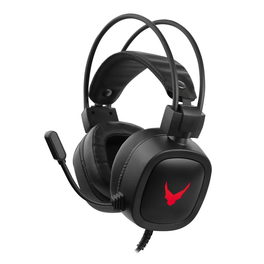 Kufje gaming Varr VH6020B, LED Mic, të zeza - 1