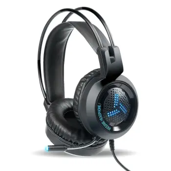 Kufje gaming Varr VH8020, LED Mic, të zeza