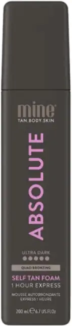 Shkumë vetë nxirëse Minetan Absolute Ultra Dark, 200 ml