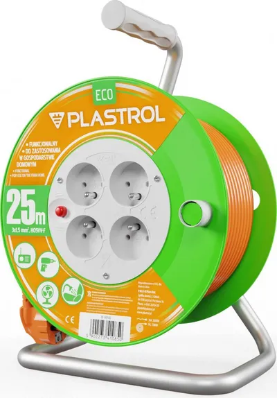 Kabllo zgjatuese Plastrol, 4 priza, 25m - 7