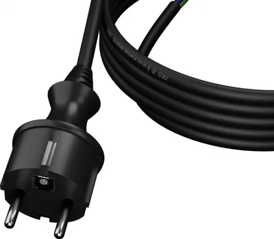 Kabllo lidhëse me prizë Plastrol PP-40H w / u 3m H05RR-F 3x1.5 IP44 (W-97271), e zezë - 4