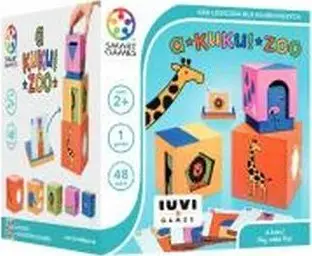 Lojë edukative IUVI Smart Games Peek a boo Zoo, për fëmijë 2+, shumëngjyrëshe