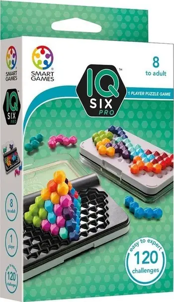 Lojë logjike Iuvi Smart Games IQ Six Pro, 120 enigma, anglisht