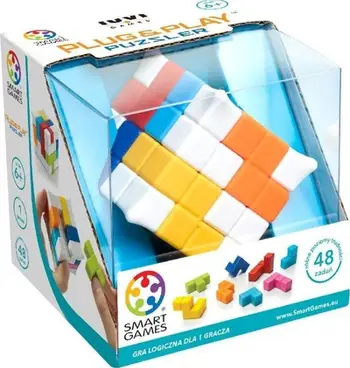 Lojë logjike Iuvi Smart Games Plug & Play Puzzler, 48 sfida, shumëngjyrëshe