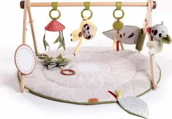 Shtrojë për bebe Tiny Love Baby mat, me një stendë druri