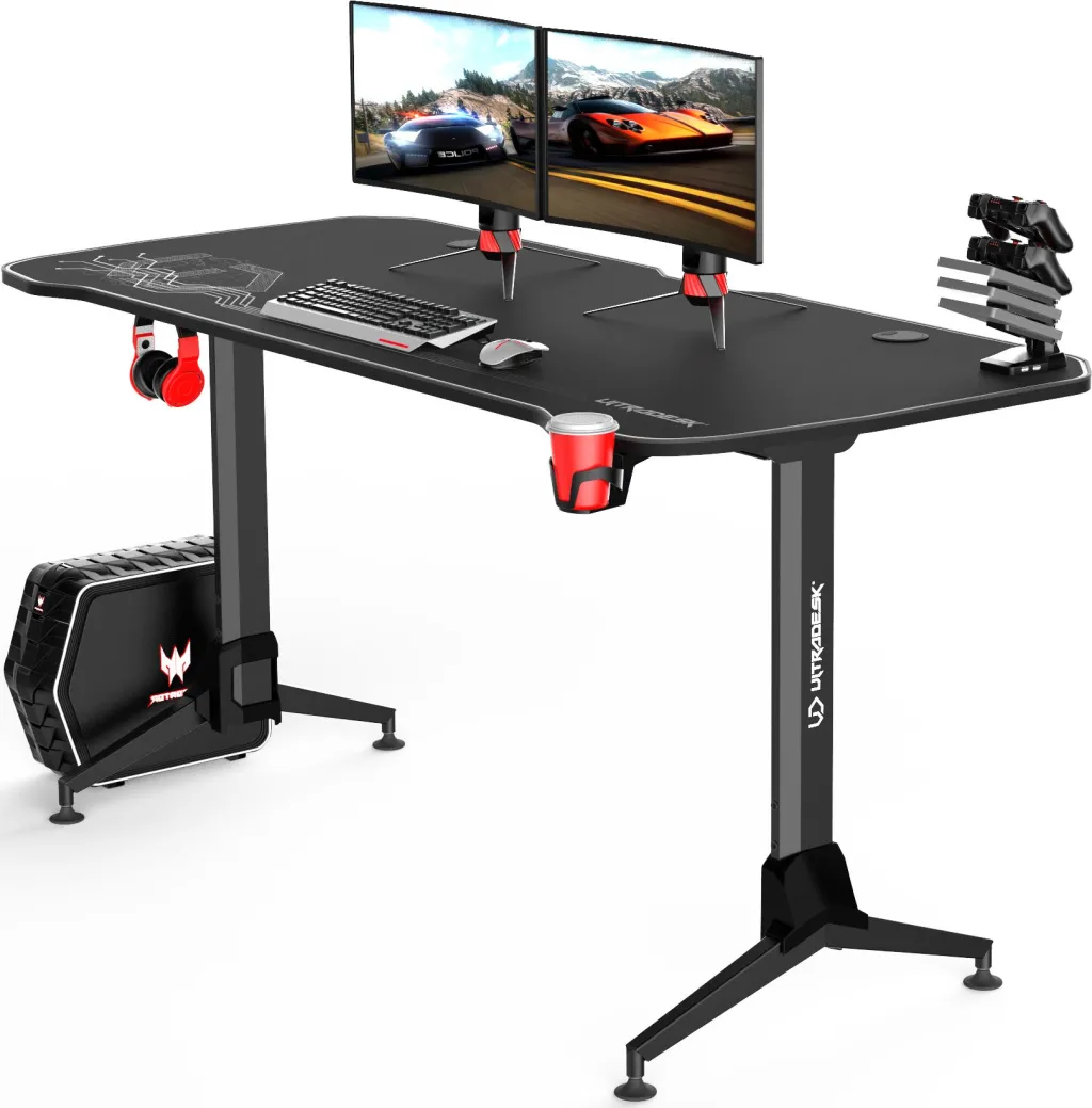 Tavolinë loje Ultradesk Grand, e bardhë - 1